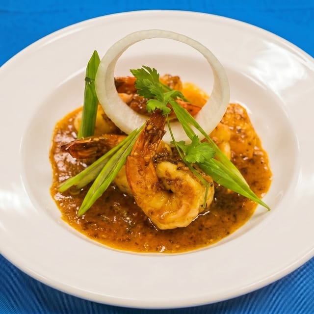 Honey Garlic Shrimp.