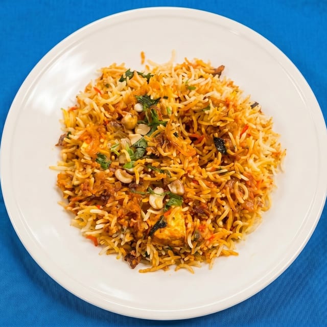Vegetable Biryani.