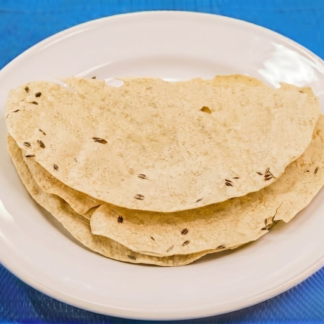 Papadum.