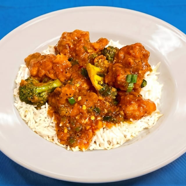 Chicken Manchurian.