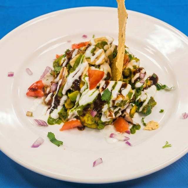Avocado Banana Chaat.